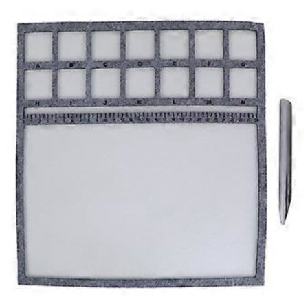 Myke flokkingsmatter for perler Smykkefremstillingstilbehør Myk perleplate Perlearbeidstilbehør Gave til perleentusiaster Seksjon B