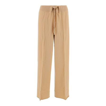 Allude Wide Bukser Brun, Dame Bukser