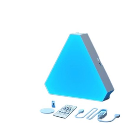 LED Trekantet Quantum Lampe RGB Vegg Lampe Smart Pickup Rhythm Bakgrunn Lys