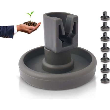 Diskmaskin Nedre Korg Set med 8 Diskmaskin Korg Hjul - Reservdelar, Lämplig för AEG Favorit, Privileg, Zanussi, Ikea, Juno, Quelle, Prog