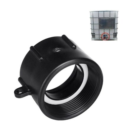IBC 1000L vandtank 50mm ventiladapter tønder fittings Heavy Duty BSP hun til hun adapter til IBC tankventil