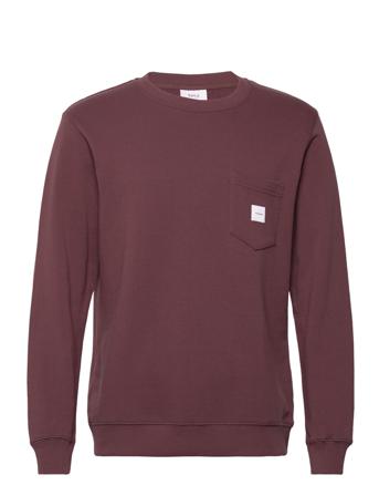 Square Pocket Sweatshirt Sweat-shirt Tröja Brun Makia
