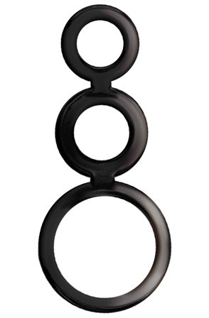 Kjøp Addicted Toys Rings Set For Penis Black - Penisring | God pris