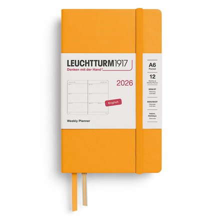 Leuchtturm1917 Kalender Weekly Planner 2026 A6 Rising Sun