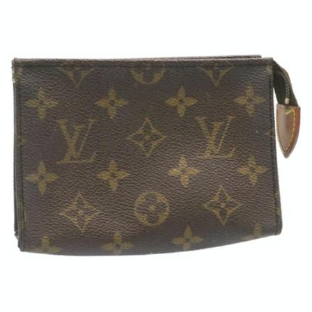 Louis Vuitton Vintage Pre-owned Toilet Taske Brun, Dame Vintage Tasker, Størrelse: ONE Size