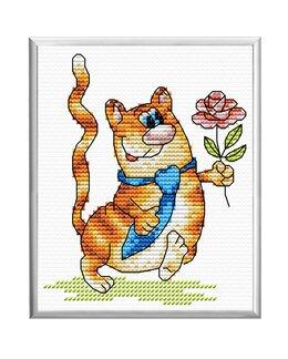 Kirjontapakkaus Taulu Kukkailoa-M.P Studia