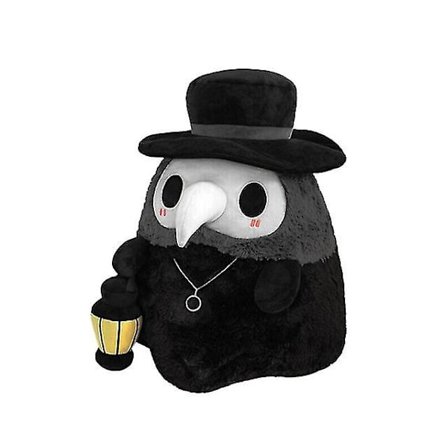 20 cm Lysende Par Pluche Leketoy Nye Svarte Doktor Sykepleier Pluche Dukke Party Rekvisitter Lanterne For Barn