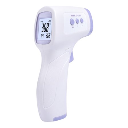 Digital Termometer Infraröd Panna Beröringsfri LCD Bakgrundsbelysning för Bebisar Vuxna