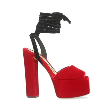 Alexandre Vauthier Sandalen , Rood , Dames , Maat: 38 1/2 EU