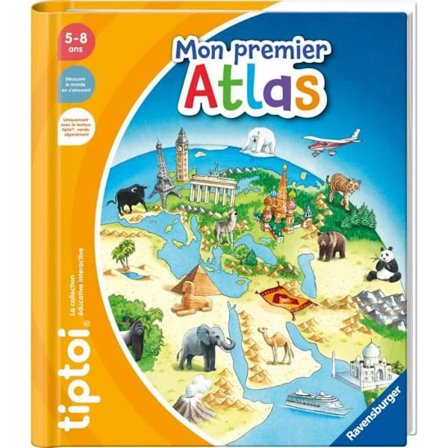tiptoi, Interaktiv bok, Min första atlas, 5 år, 13099012, Ravensburger
