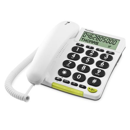Doro PhoneEasy 312cs - telefon med ledning med anrops-ID