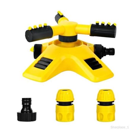 Hagespreder, automatisk rotasjon, 360 grader, 12,7 mm vanningssystem, Stil C