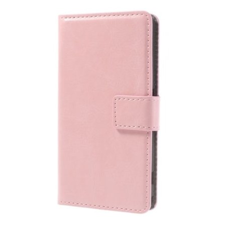 Plånboksfodral till Sony Xperia Z1 Compact (Rosa)