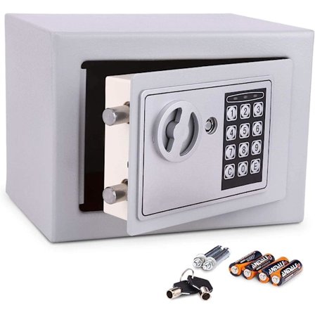 One Piece Liten Sikkerhet Safe, Sølv-23*17*17cm