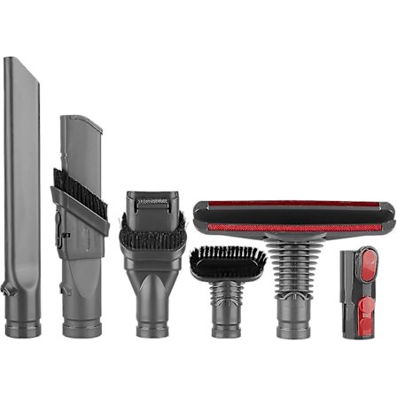 Børstesett Tilbehør til Dyson V8 V7 V7 Støvsuger med Adapter, Total Rengjøringsdeler for Dyson V6