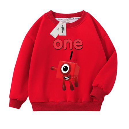 Numberblocks, nummerblok tøj, drengehættetrøje