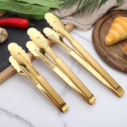 3 stk. serveringstenger, mat-tenger, buffettenger