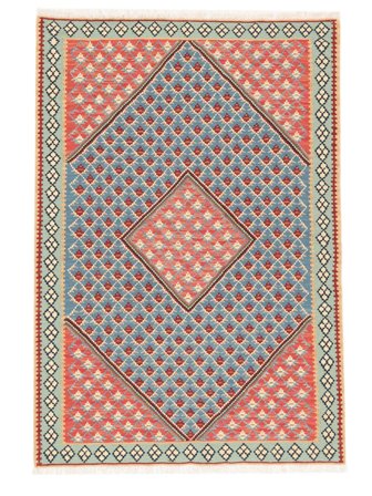 Klein Kelim Senneh Fine Vloerkleed 107X155 Wol