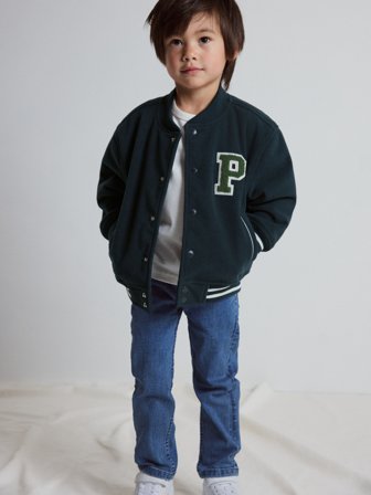 Polarn O. Pyret - Windproof wind fleece jacket - 110 - 116 - Childrenswear - blue