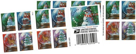 USA - Snekugler - Postfrisk hæfte 20v