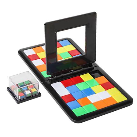 Skyvepuslespill for to spillere Fargerik plast Matchende intelligens Brettspill for familiespillkvelder