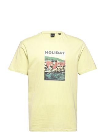 Onsib Reg Ss Tee T-shirts Short-sleeved Gul ONLY & SONS