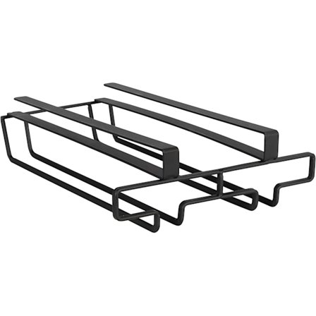 Sort - 1 stk. Glasholder på hylde - Køkkenskab Modul, M