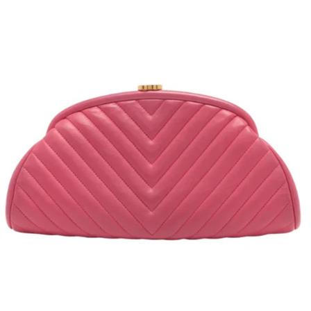 Chanel Vintage Pre-owned Clutches Pink, Dame Vintage Tasker, Størrelse: ONE Size