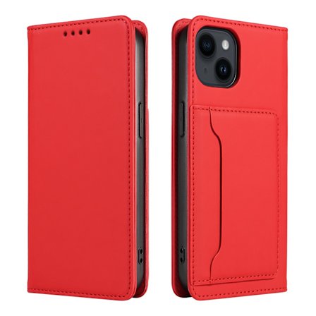 Etui til Samsung A26 rød læder-skin-feel flip