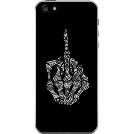 Apple Iphone 5 Mjukt Skal - Fuck You Bling