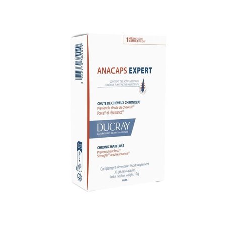 Ducray Anticaduta Anacaps Expert 30cps - Integratore Unghie e Capelli