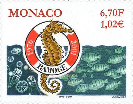 Monaco - Havmiljø - Postfrisk frimærke