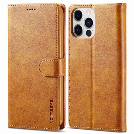 LC.IMEEKE iPhone 14 Pro flip etui - Brun