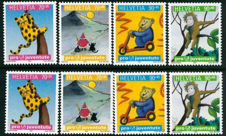 2 x Schweiz - YT 1700/3