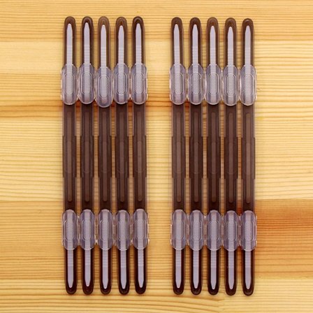 10 kpl Sidontaklipsit Nauha Irtolehtiklipsi COLOR 3 COLOR 3