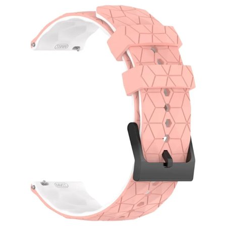 22mm 20mm Silikonarmband för Garmin Forerunner 55 165 265 965 255 Fotbollsmönster Armband Garmin Active 5/Vivoactive 5 correa