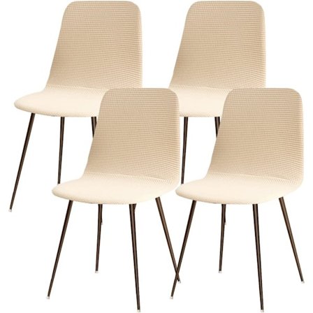 Set med 4 moderne spisestuestoltrekk Vaskbart Universal Kitche