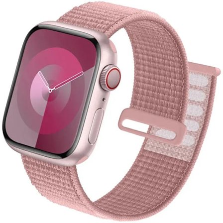 Sportrem för Apple Watch Band 44 mm 40 mm 49 mm 45 mm 41 mm 42 mm 38 mm Nylon Correa iwatch ultra 2 Series 9 8 se 7 6 5 4 3