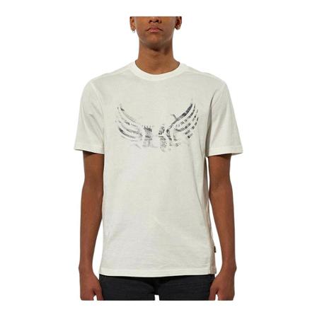 Kaporal, Tee shirt 100% coton Beige, Heren, Maat:XL