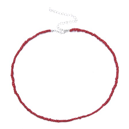 Bohemian Håndlaget Rainbow Beads Choker Halskjede Candy Color