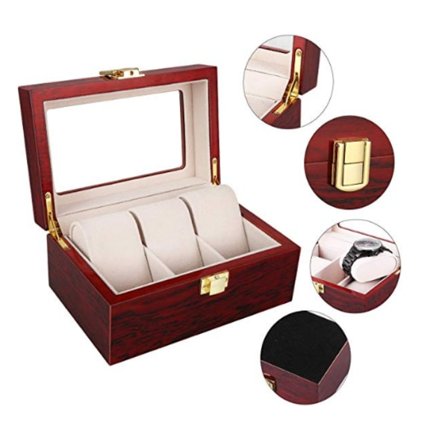 Watch för förvaringsbox för 3 klockor