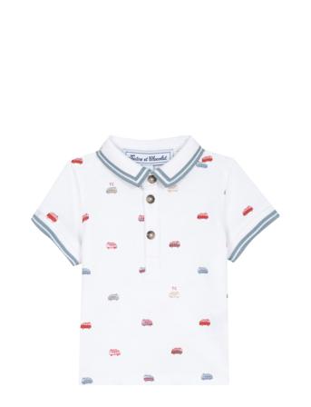Polo2 T-shirts Polo Shirts Short-sleeved Polo Shirts Multi/mønstret Tartine Et Chocolat