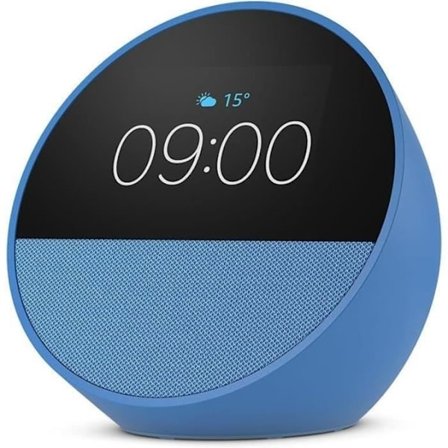 Ansluten väckarklocka - AMAZON - ECHO SPOT - Skärm 2,83" - Ljud av hög kvalitet - Röstkontroll