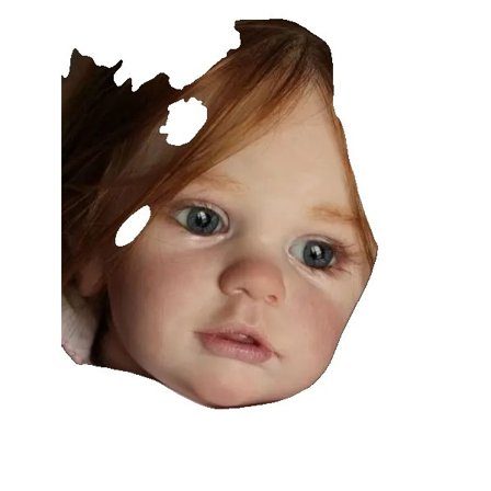 24 Tum Reborn Docka Kit, Omålade Vinyl Delar, DIY Mjuk Beröring, Unisex Design