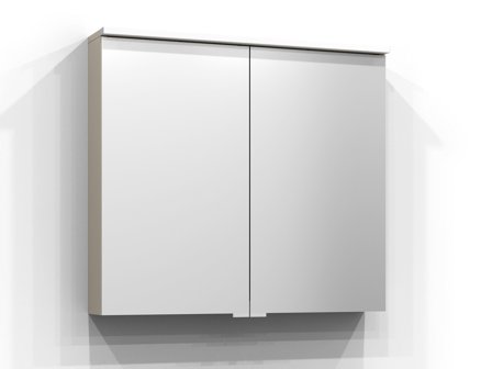 Svedbergs Sarek Spegelskåp med LED-belysning Sand, Badrum