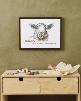 Broderikit Tavla Relax, We Are All Crazy