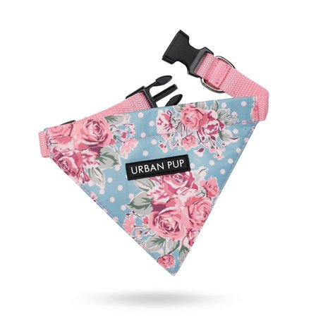 Urban Pup - Vintage Rose Floral Bandana - Tekstilhalsbånd, Lærhalsbånd, personlige, scarfs & bandanas, Charms & Halsbåndsmykker på Doggie.no