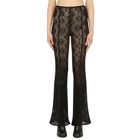 Ganni Broek , Zwart , Dames , Maat: L