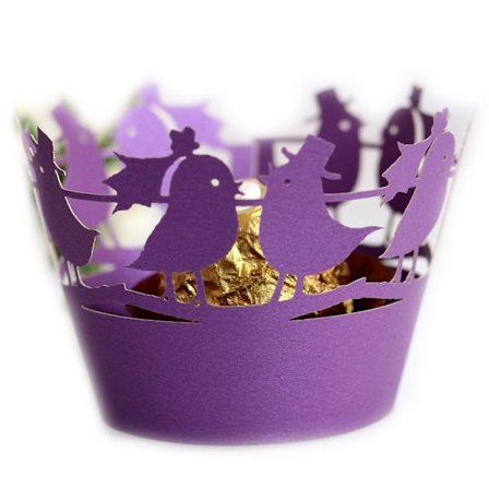 100 Muffinsformar Bakform Non-Stick Muffin Förpackning Form Alla Hjärtans Dag Kärleksfågel Tårtmuffins