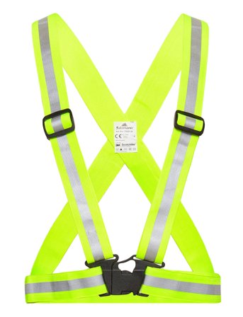 Reflective Cross Belt Yellow Salzmann